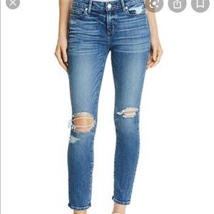 Paige Verdugo Ankle Distressed Jeans - 24